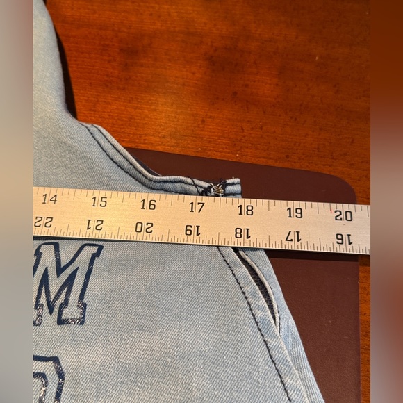 Disney Park HER UNIVERSE Mickey Mouse two tone denim Overall Dress size XL EUC - Picture 9 of 15